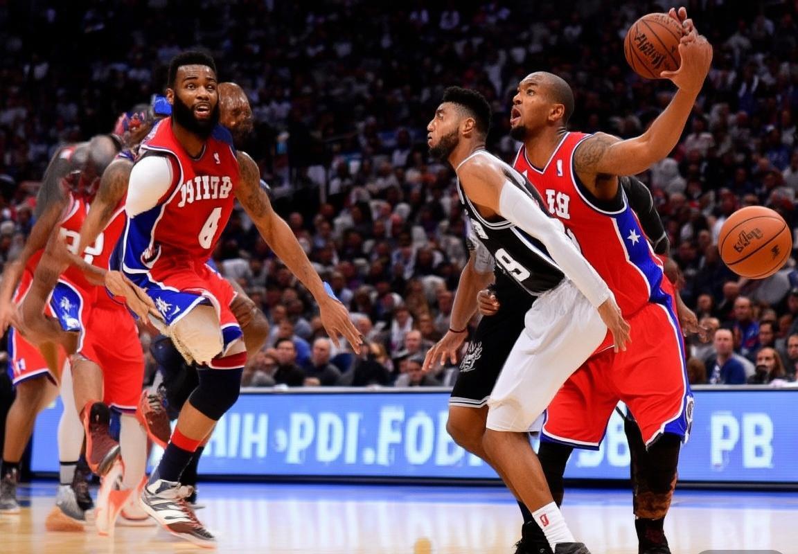 费城76人vs圣安东尼奥马刺：巅峰对决，恩比德对温班亚马内线争霸